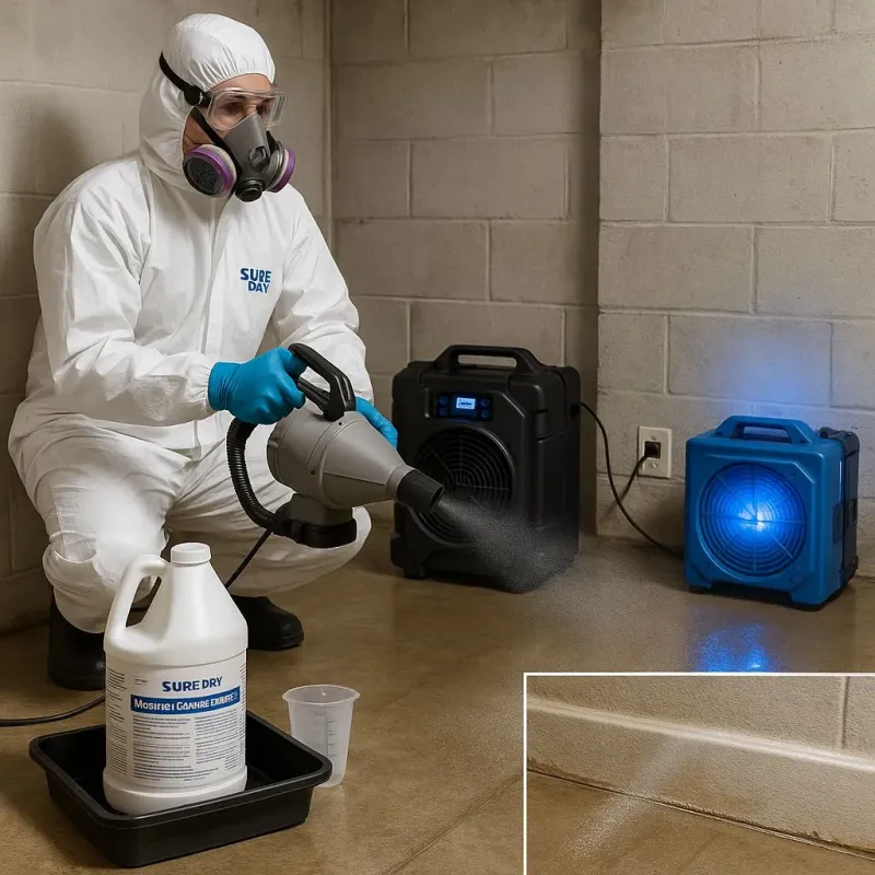 Sanitization and Odor Removal process in Ashland, VA